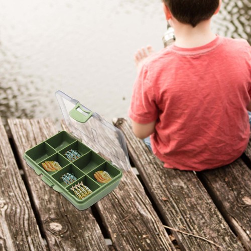 2pcs Fishing Tackle Box Small Fishing Lure Organizer Tray Mini Tackle Box - Picture 12 of 18
