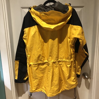 the north face goretex アノラック イエロー 90s Vintage 90s the North Face Yellow Gore-tex Multi-pocket