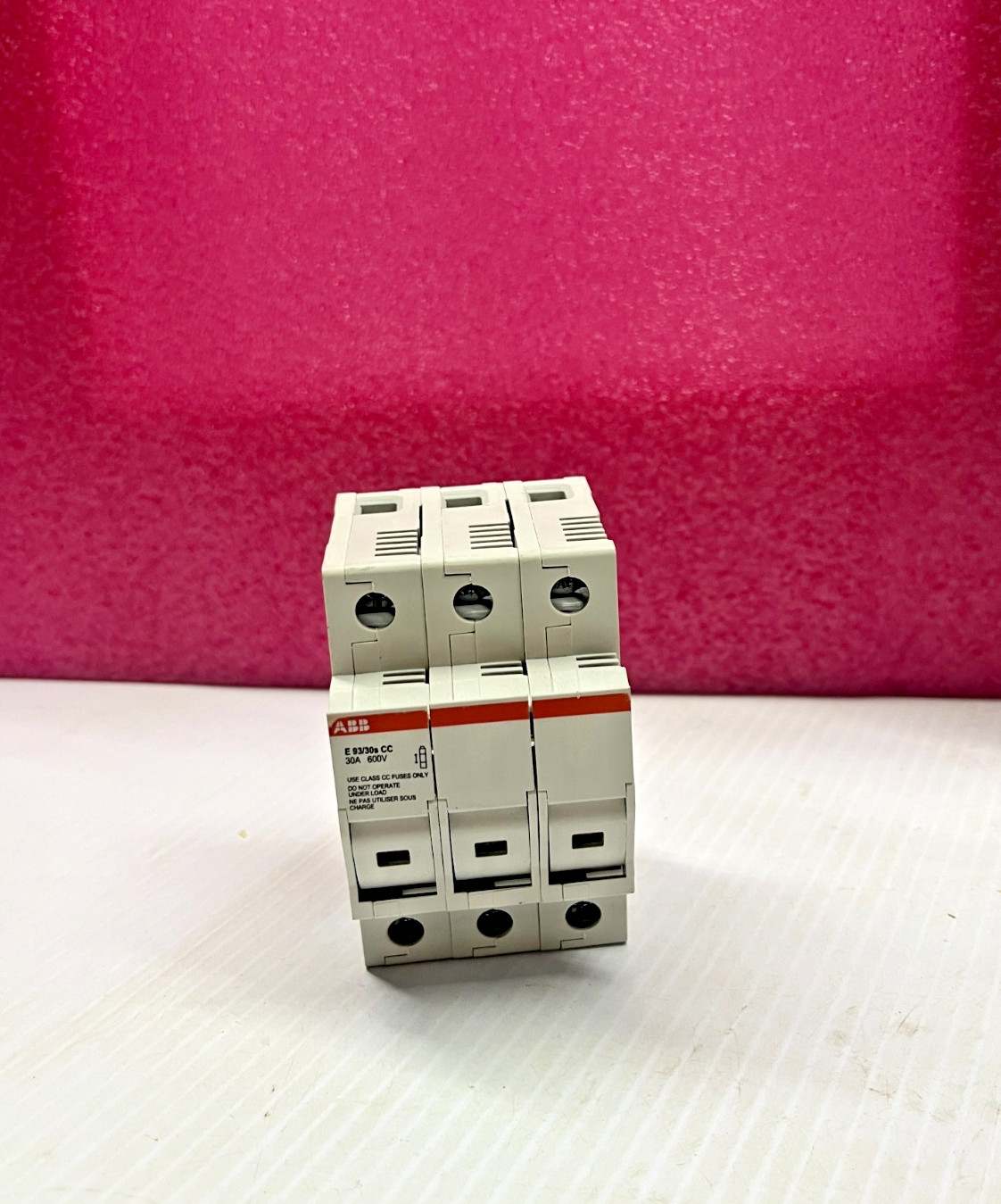 New ABB E 93/30s CC UL 4248-4 IP20 Fuseblock 30A 600V