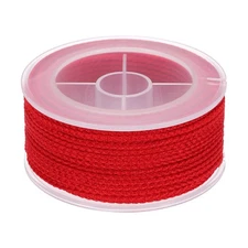 Nylon Thread Twine Beading Cord, 52ft Bracelets String Cord Rope, Bright Red