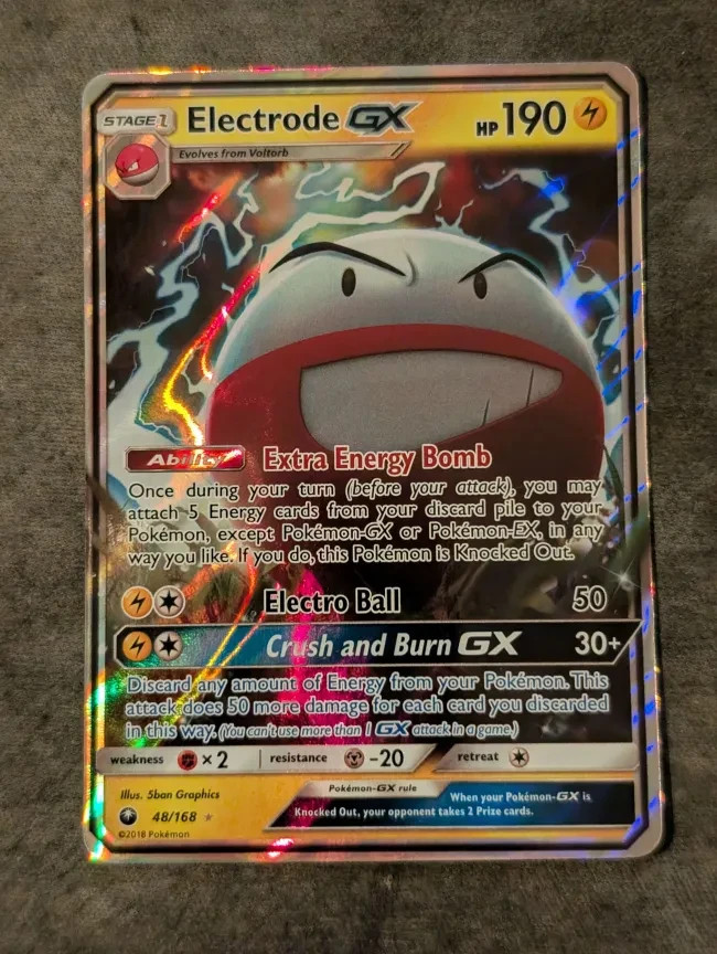 Electrode GX 48/168 Ultra Rare Sun & Moon Celestial Storm Pokemon Near Mint 2018