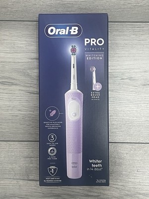 Oral-B Pro Vitality Whitening Edition Wiederaufladbare Zahnbürste - Bonus Bürstenkopf