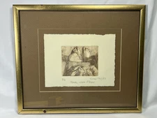 VTG Signed Original etching titled "Tenen voor Floor" (Toes for Floor) by Erust