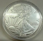 2025 American Silver Eagle $1 – 1 oz .999 Fine Silver Bullion Coin in Capsule