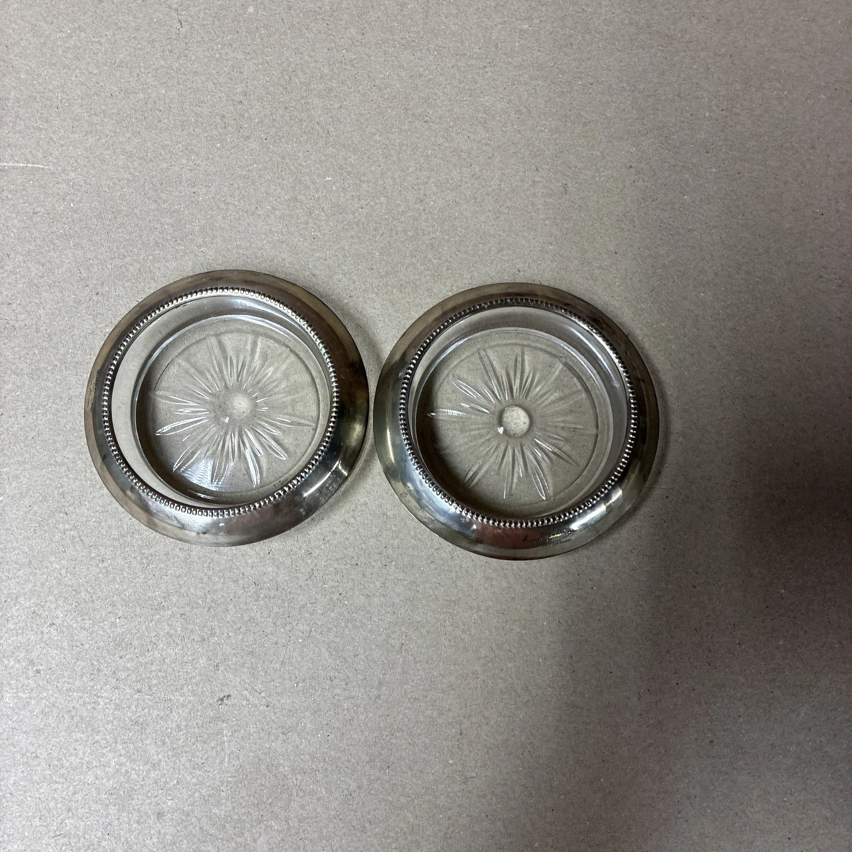 Frank M. Whiting Antique US Sterling Silver Dishes & Coasters for