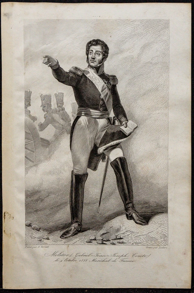 1839 - Gabriel Jean-Joseph Molitor - Portrait Antique Du Maréchal de France