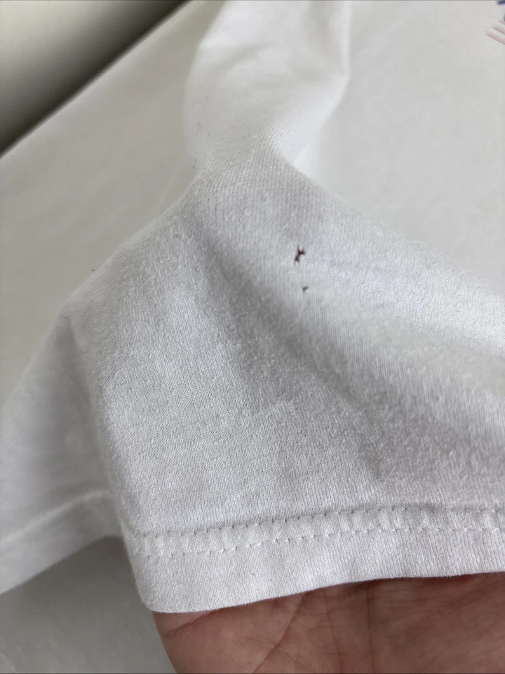 Vintage 90s Absolute Airborne T Shirt Mens XL White US Army USA Made Rare - Image 2 of 4