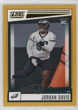 2022 Score Rookies Gold Jordan Davis #357 0y59