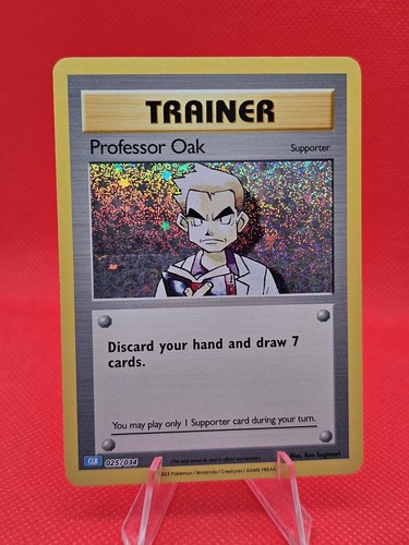 Pokémon TCG 1x Professor Oak 025/034 x1 CLB Classic Collection HOLO Blastoise NM