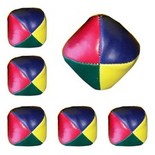 Odowalker 6 Pcs Juggling Balls Set Mini Multi Colored Juggling Ball Game