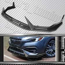 Carbon Look Front Bumper Lip Spoiler Splitter CS-Style For 2022-2025 Subaru WRX