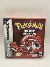 Pokemon Ruby Version CIB Complete In Box Game Boy Advance) Authentic Very Good
