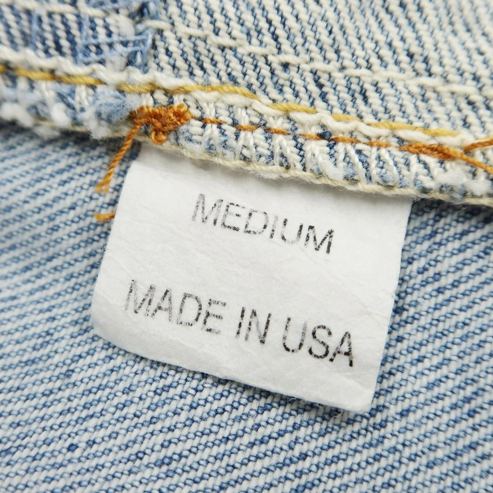 Gallery Dept Patchwork Denim Jacket Blue/Navy M U… - image 8