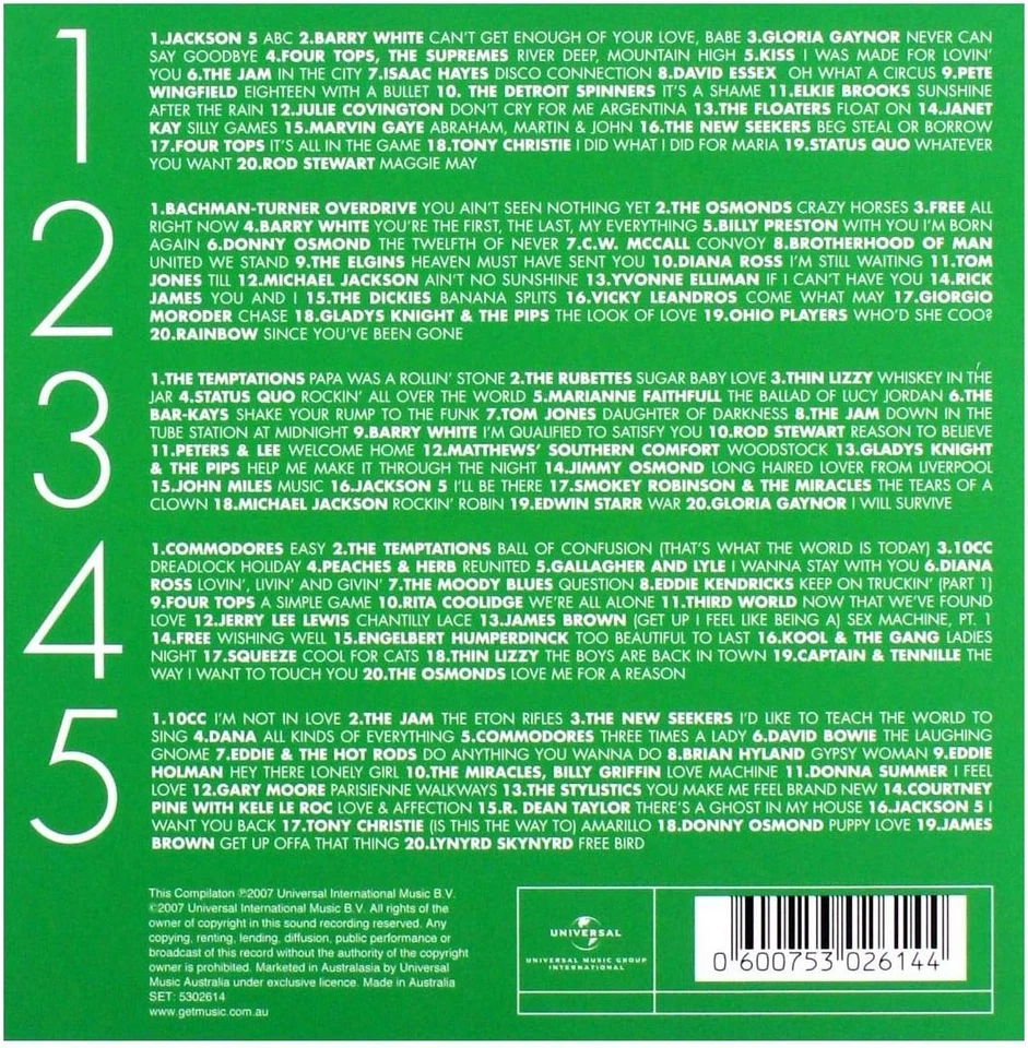 Various Artists 100 Essential 70's (CD) (UK IMPORT) Foto 2 de 2