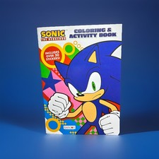 Sonic the Hedgehog Coloring and Activity Book with Stickers, 32 Pages by Bendon