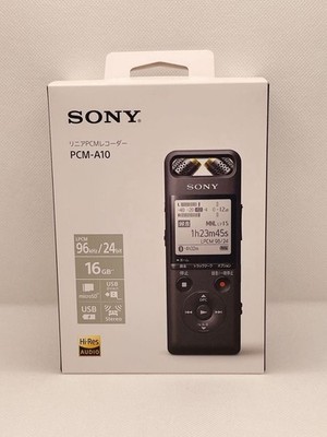 SONY PCM-A10 Linear PCM Recorder Hi-Res Aufnahme 16GB Bluetooth Neu