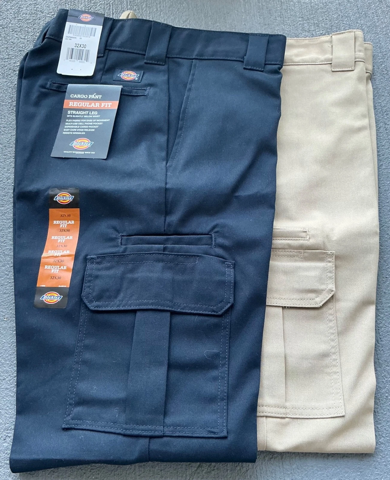 Dickies Cargo Pants Navy, khaki, Black Sizes 30,32,38,40,42,44