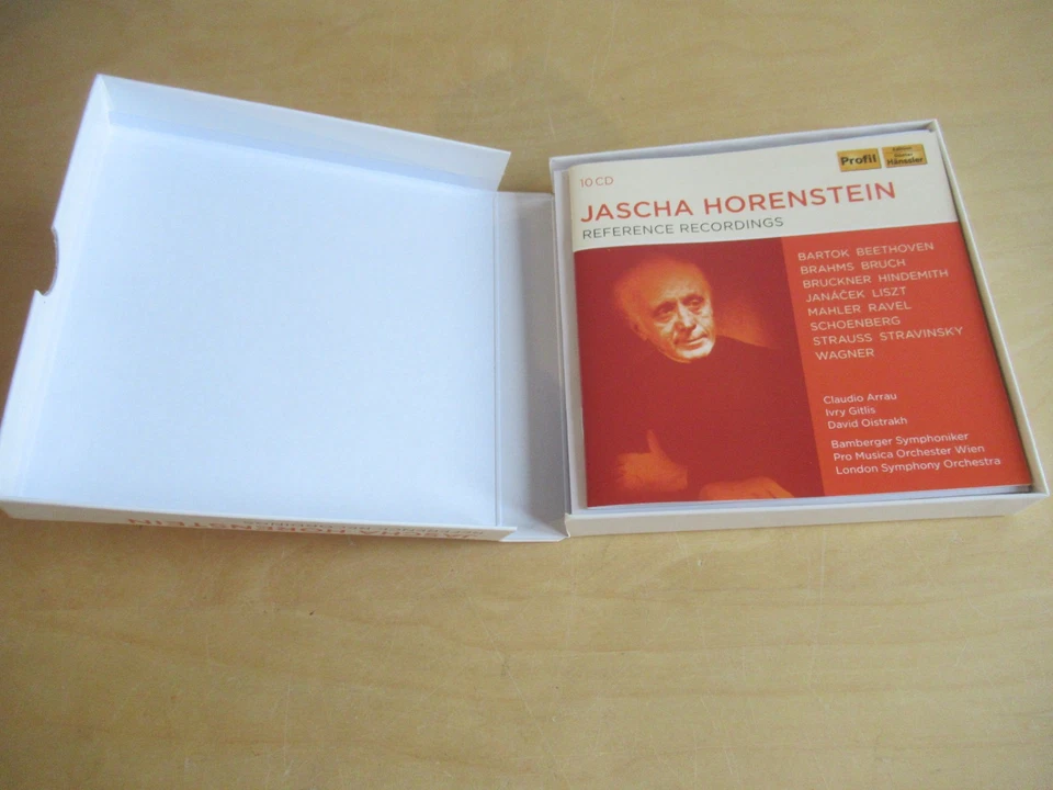 Jascha Horenstein-Reference Recordings-Arrau, Gitlis, Oistrakh u.a.-10er CD Box - Bild 4 von 4