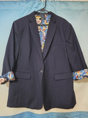 Wonder Woman Dark Blue Office Jacket  Women Size 22
