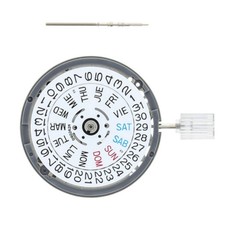 GENUINE FOR SEIKO SII NH36 NH36A AUTOMATIC MOVEMENT DATE DAY  3 WHITE SPANISH