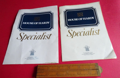 2X HOUSE OF HARDY (ANGELN) FACHGESCHÄFT WERBEAUFKLEBER (A/F)