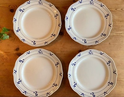 Ginori Orient Express Dinner Plate 26cm Set of 4, Porcelain, Used