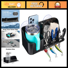 Universal Boat Cup Holder Organizer - Suction Screw Mount Marine Storage For Universal Boat Cup Holder Organizer - Suction Screw Mount Marine Storage For