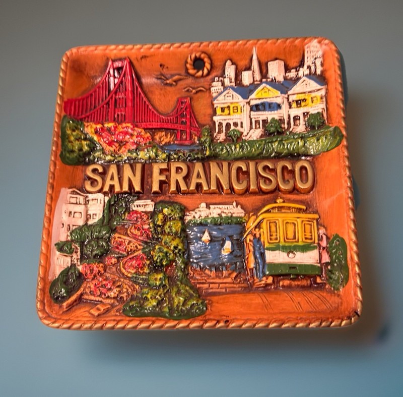 Vintage San Francisco Decorative Wall Plate