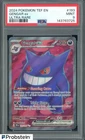 2024 Pokemon TEF EN Ultra Rare #193 Gengar ex PSA 9 MINT