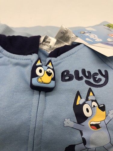 Character Girls Bluey & Friends Terry Jacket Bluey Size XS 4/5 - Picture 6 of 6