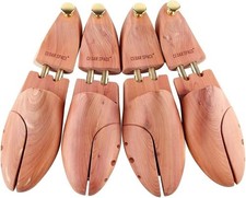 Shoe Trees for Men, 7.5-14 Sizes Cedar Shoe Trees, 2 Pairs Wooden Shoe Stretcher