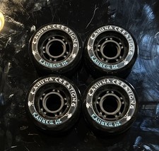 Kahuna Creations Black 70mm 78a Longboard  Wheels - set of 4 - Brand New 