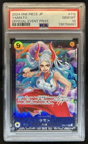 2024 One Piece (JP) Yamato Official Event Prize Super Rare #OP04-112 PSA 10