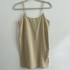 SkinnyTees Basic Camisole in Toasted Almond size OS Plus Undershirt Lightweight
