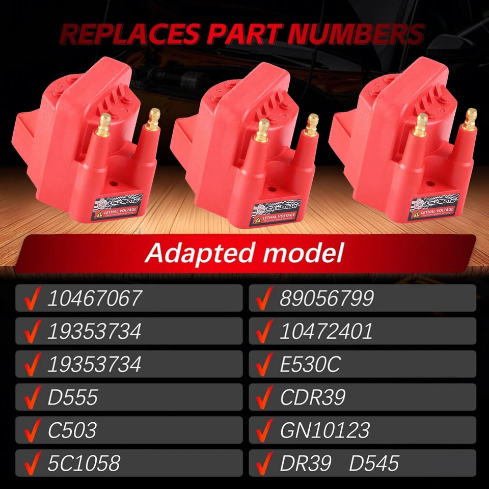 Ignition Coils + Wires & Spark Plugs for Holden Commodore VR VS VT VX VY V6 3.8L - Image 3 of 4