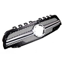 Kühlergrill Kühlergitter Schwarz Chrom passend für Mercedes A-Klasse W177 V177 a Kühlergrill Kühlergitter Schwarz Chrom passend für Mercedes A-Klasse W177 V177 a