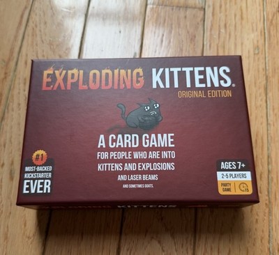 Exploding Kittens A Card Game Original Edition Sealed Card Pack 2021