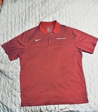 Florida State FSU Nike Polo Shirt Dri Fit Performance Short Sleeve Mens XL