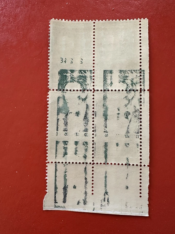 SIX MINT PLATE BLOCKS ~ (Gum Damaged)  Sc # 1113 ABRAHAM LINCOLN 1959 - Image 4 of 4