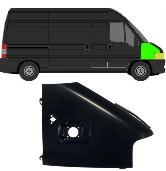 KotflüGel FüR Fiat Ducato 2002 - 2006 Vorne Rechts-image