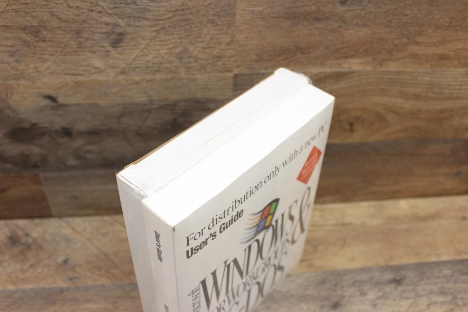 Microsoft MS-DOS and Windows for Workgroups Full Version w/Manual New Sealed - Image 2 of 4