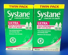 LOT OF 4 Systane ULTRA High Performance Lubricant Eye Drops 2 Twin Pack 1/28