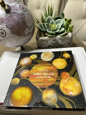 Dito Cosmetics Venus Palette Limited Edition 12 Shade Palette 16g / 0.56 oz. NEW