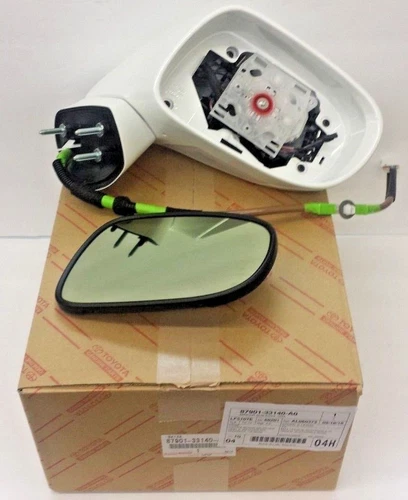 LEXUS OEM PASSENGER SIDE OUTER MIRROR 2008-2009 ES350 ( 077 WHITE PEARL )