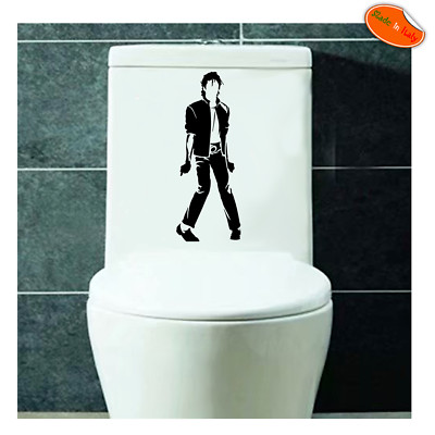Jackson Zombie Sticker Water Cover Seat Tablet Toilet Seat Sticker 1pc