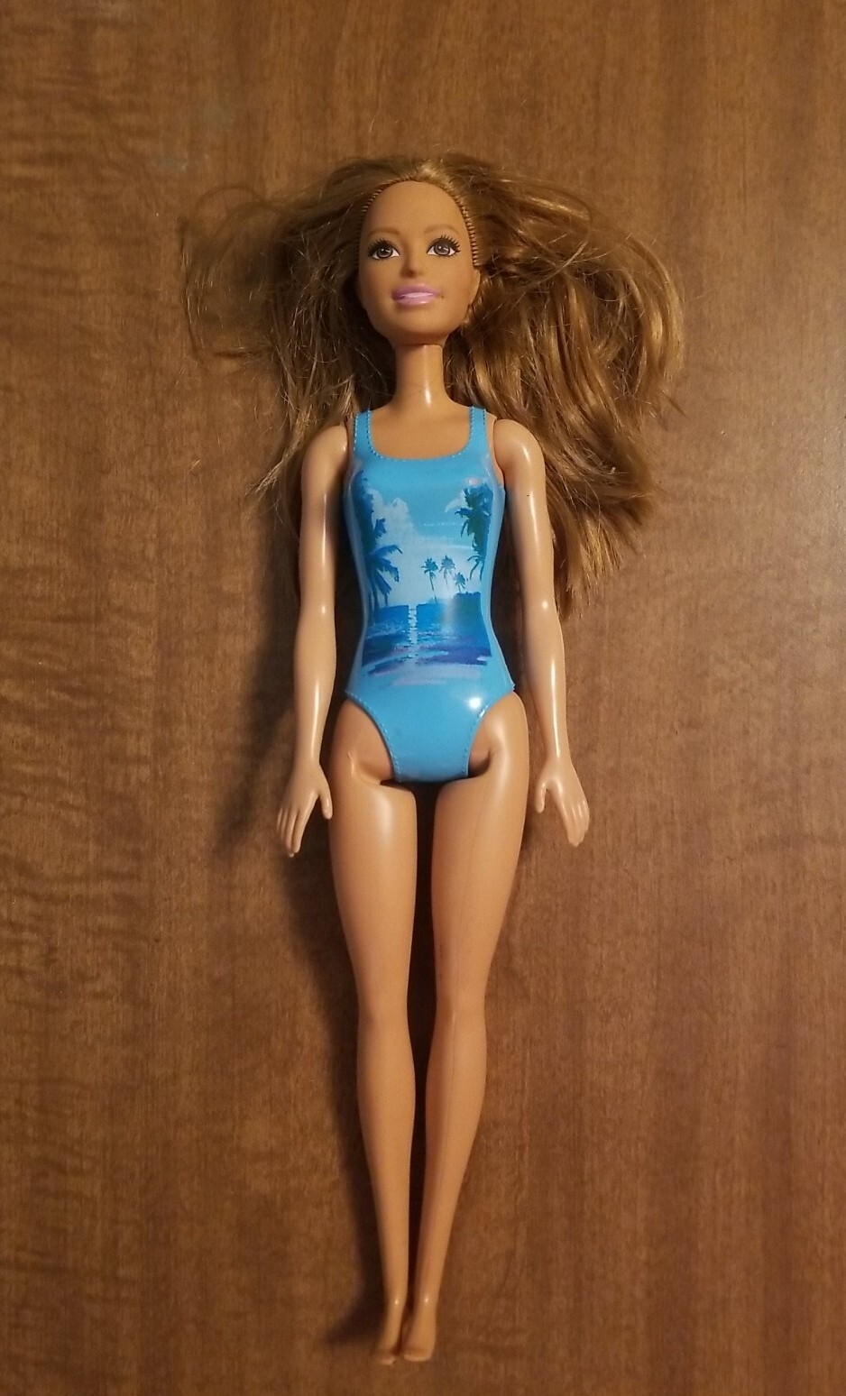 Barbie Dreamhouse Summer Doll with Blue Swimsuit