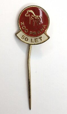 Prague 50 Year Anniversary  ZOO Czech Republic Collector Enamel Stick Pin