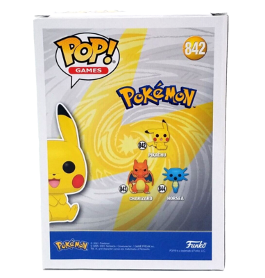 Funko Pop! Games Pokemon PIKACHU 842 Diamond Glitter LE NRFB