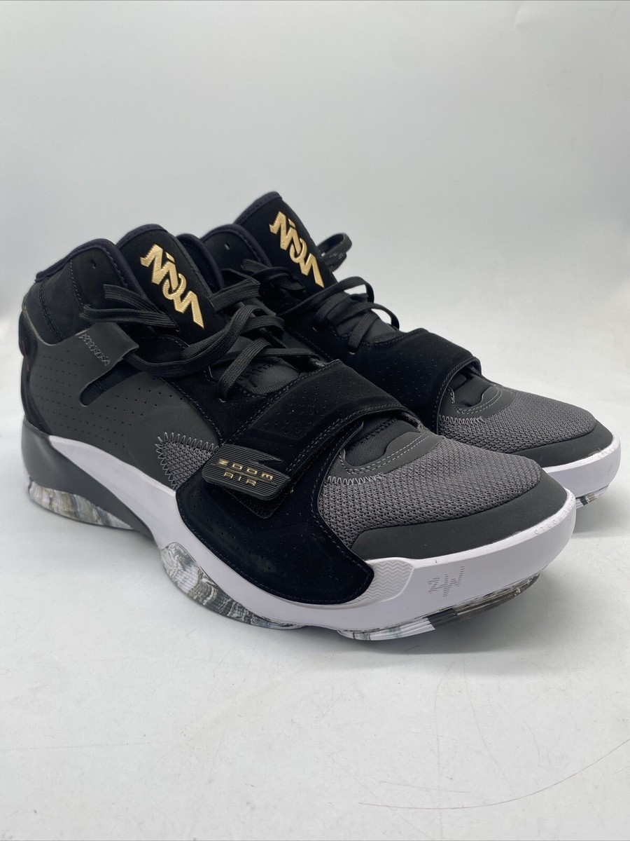 Jordan Zion 2 TB Black Metallic Gold 2022 DQ7688-001 Men's Jordan Zion 2 TB Black Metallic Gold 2022 DQ7688-001 Men's