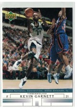 2001-02 Upper Deck National Convention Kevin Garnett Minnesota Timberwolves #N14